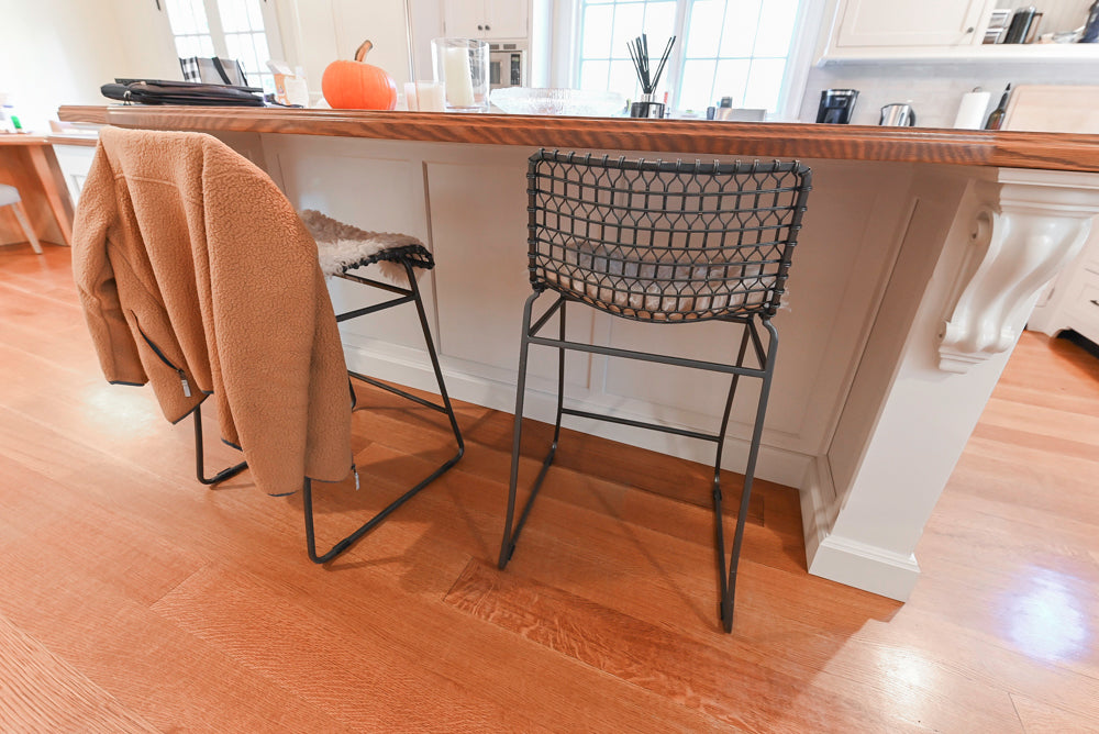 Traditional Large White Kitchen with Island, Desk Area & Appliances