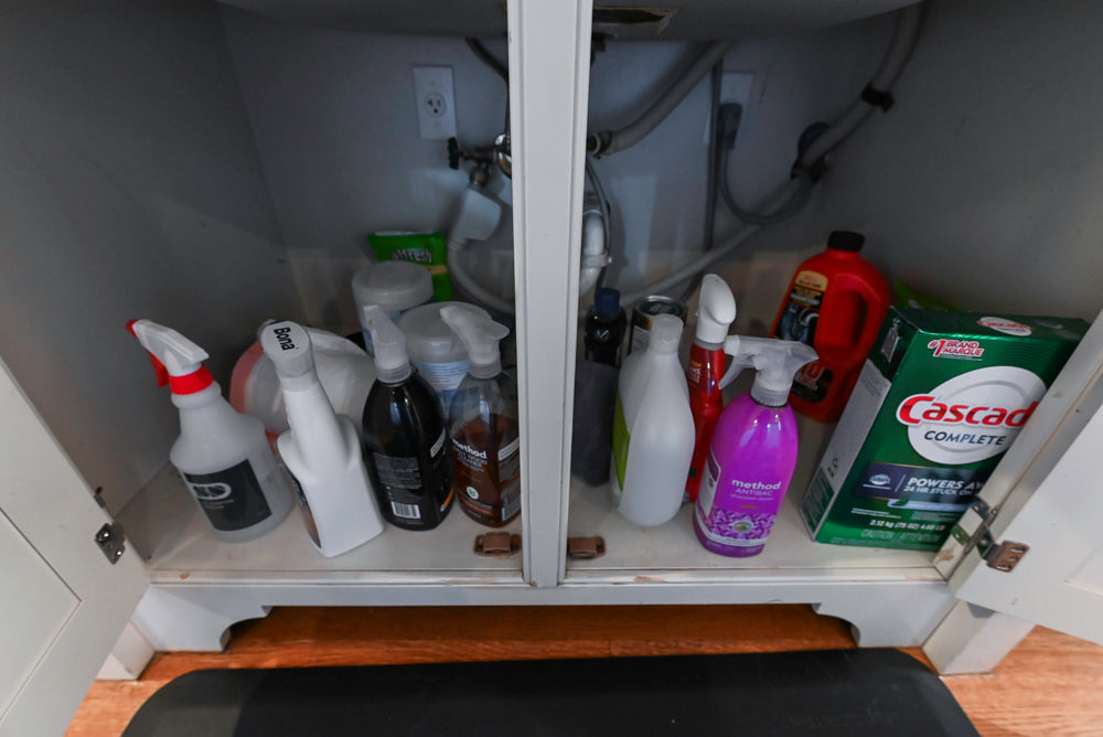 Traditional Large White Kitchen with Island, Desk Area & Appliances