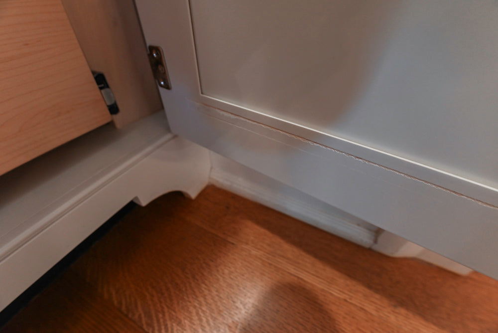 Traditional Large White Kitchen with Island, Desk Area & Appliances