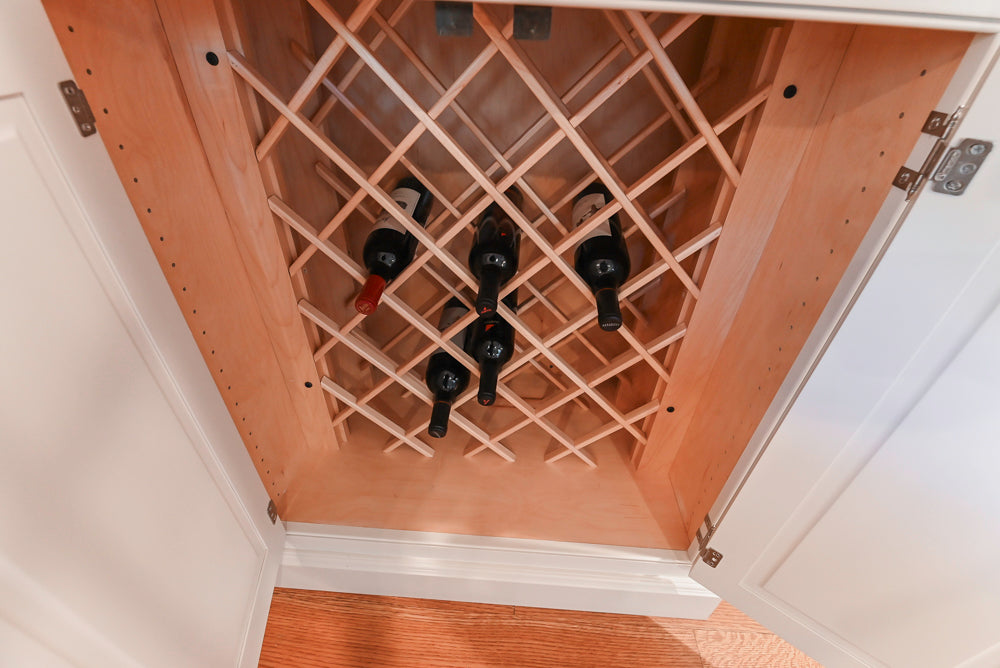 Traditional Large White Kitchen with Island, Desk Area & Appliances