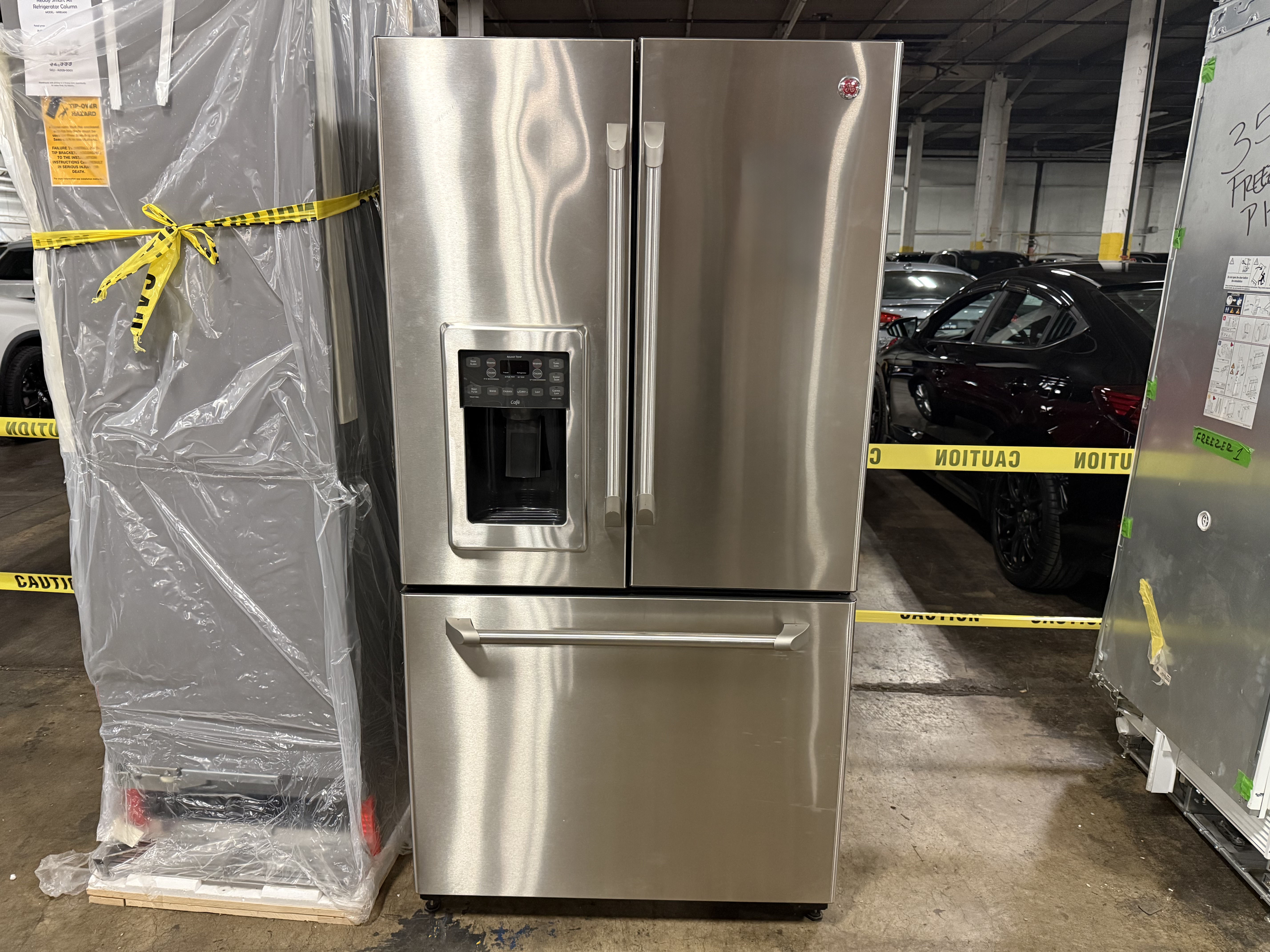 GE CFCP1RKBASS Café 36" Stainless Steel Counter Depth French Door Refrigerator