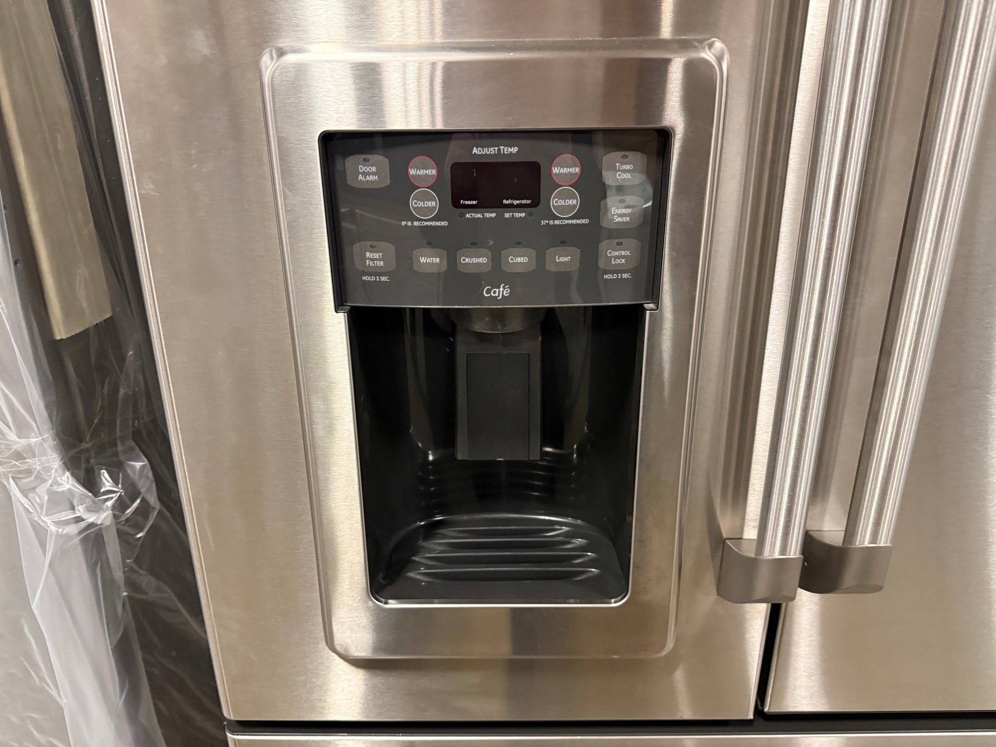 GE CFCP1RKBASS Café 36" Stainless Steel Counter Depth French Door Refrigerator