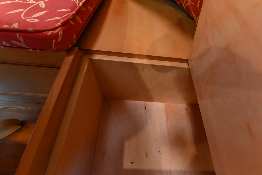 Traditional Light Brown Kitchen with Island, Appliances & Breakfast Area