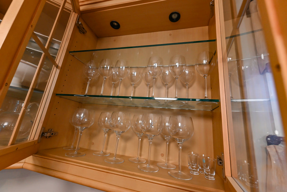Traditional Light Brown Kitchen with Island, Appliances & Breakfast Area