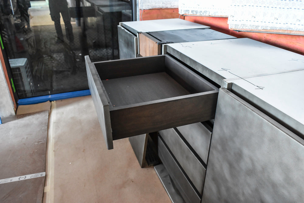 Arditi Collection Modern Brown Washed Wet Bar