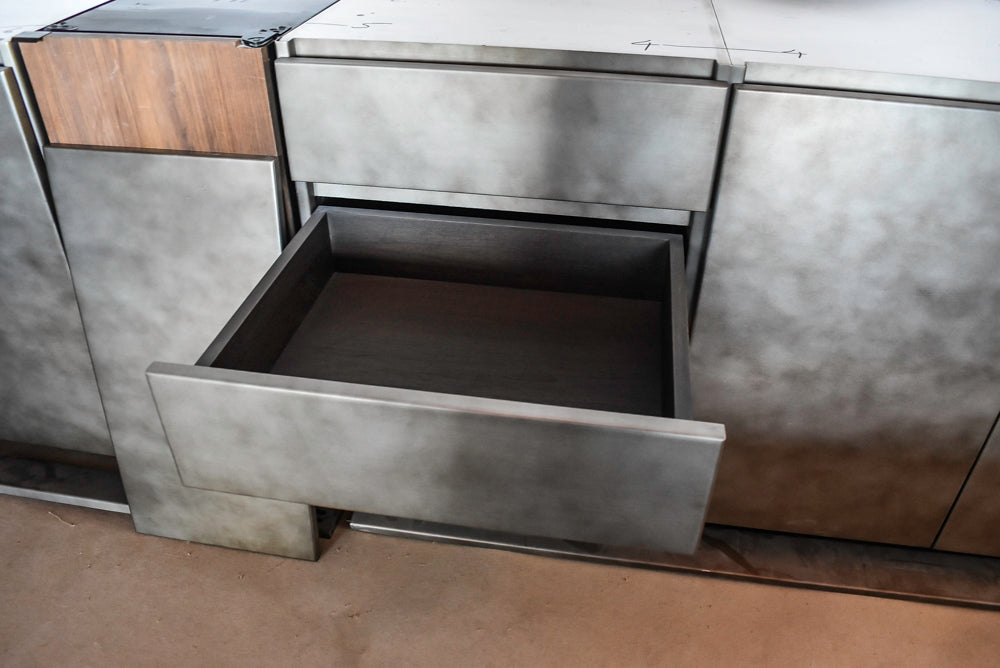 Arditi Collection Modern Brown Washed Wet Bar