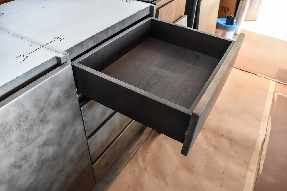 Arditi Collection Modern Brown Washed Wet Bar