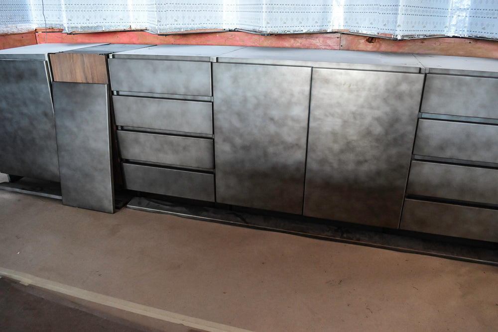 Arditi Collection Modern Brown Washed Wet Bar