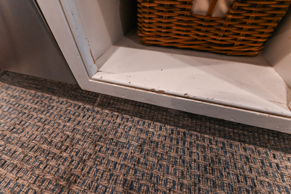 Craft-Maid Custom Cabinetry Traditional White Kitchen with Grey Island and Appliances