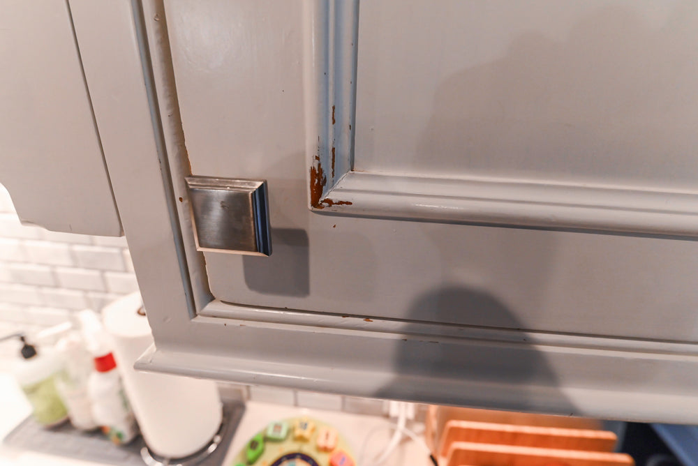 Craft-Maid Custom Cabinetry Traditional White Kitchen with Grey Island and Appliances