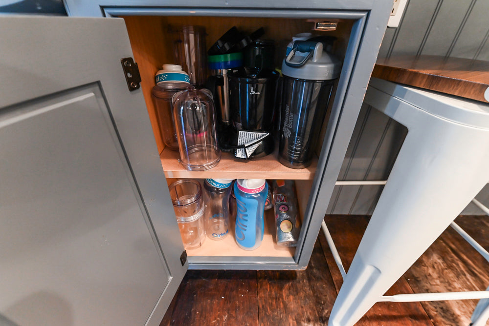 Craft-Maid Custom Cabinetry Traditional White Kitchen with Grey Island and Appliances