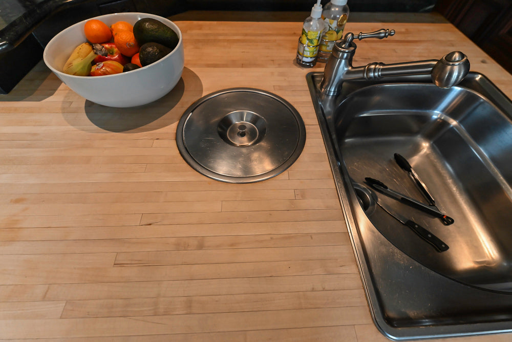 Wood-Mode Traditional Wooden Kitchen with Island, Granite Countertops & Luxe Appliances