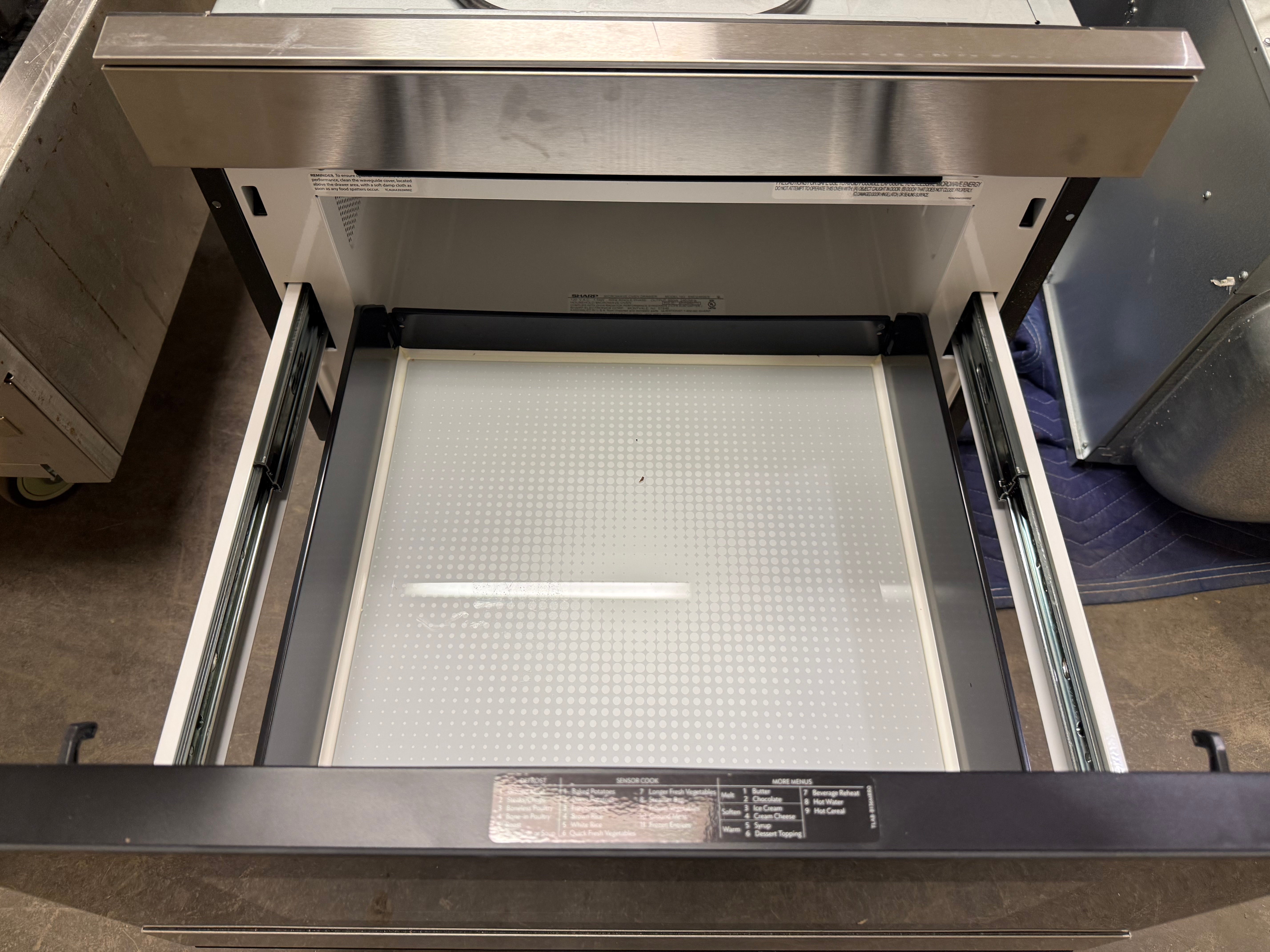 Sharp SMD2489ES 24" Stainless Steel Microwave Drawer