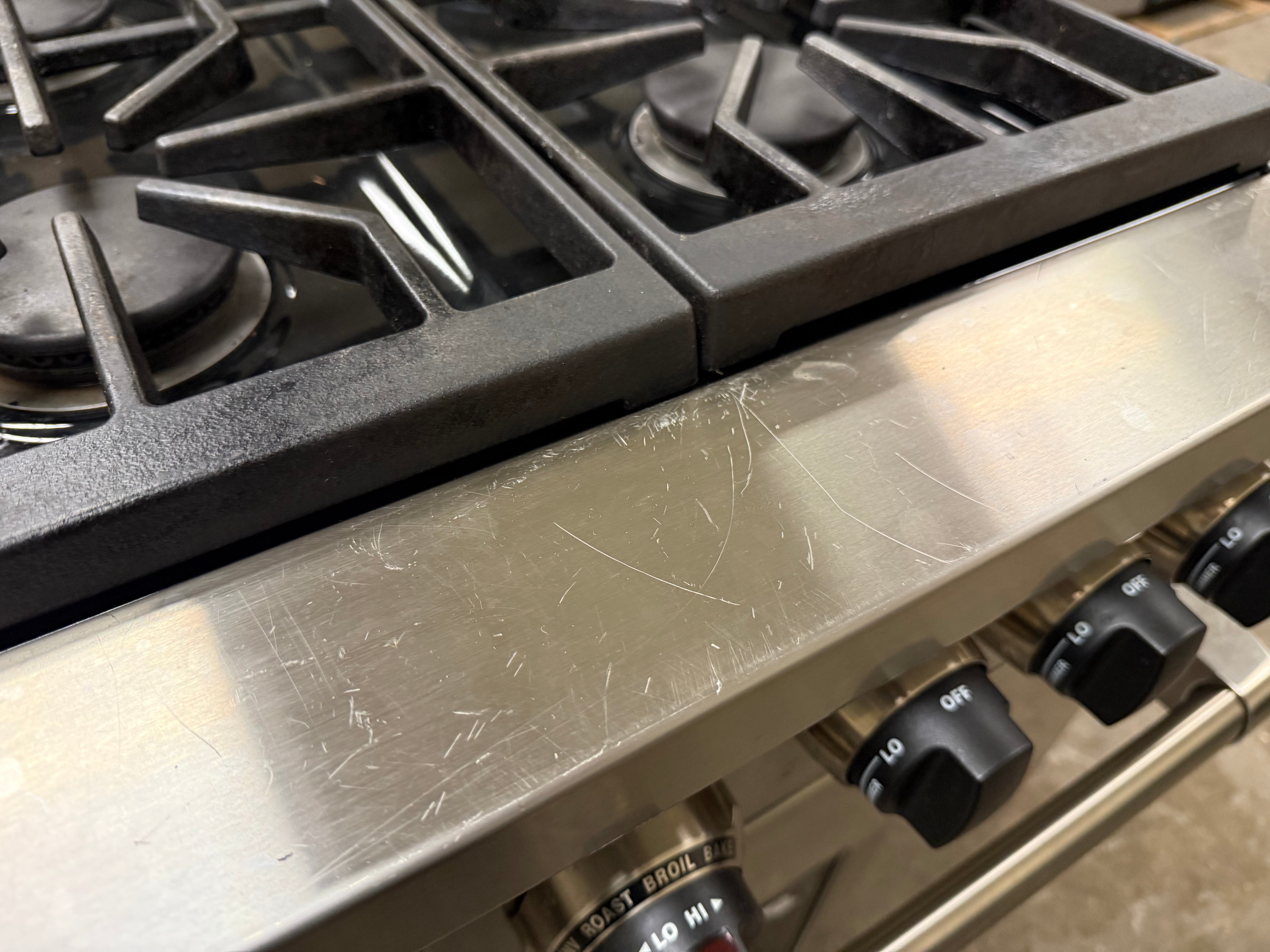 Wolf DF366 36" Stainless Steel Pro-Style Dual Fuel Range