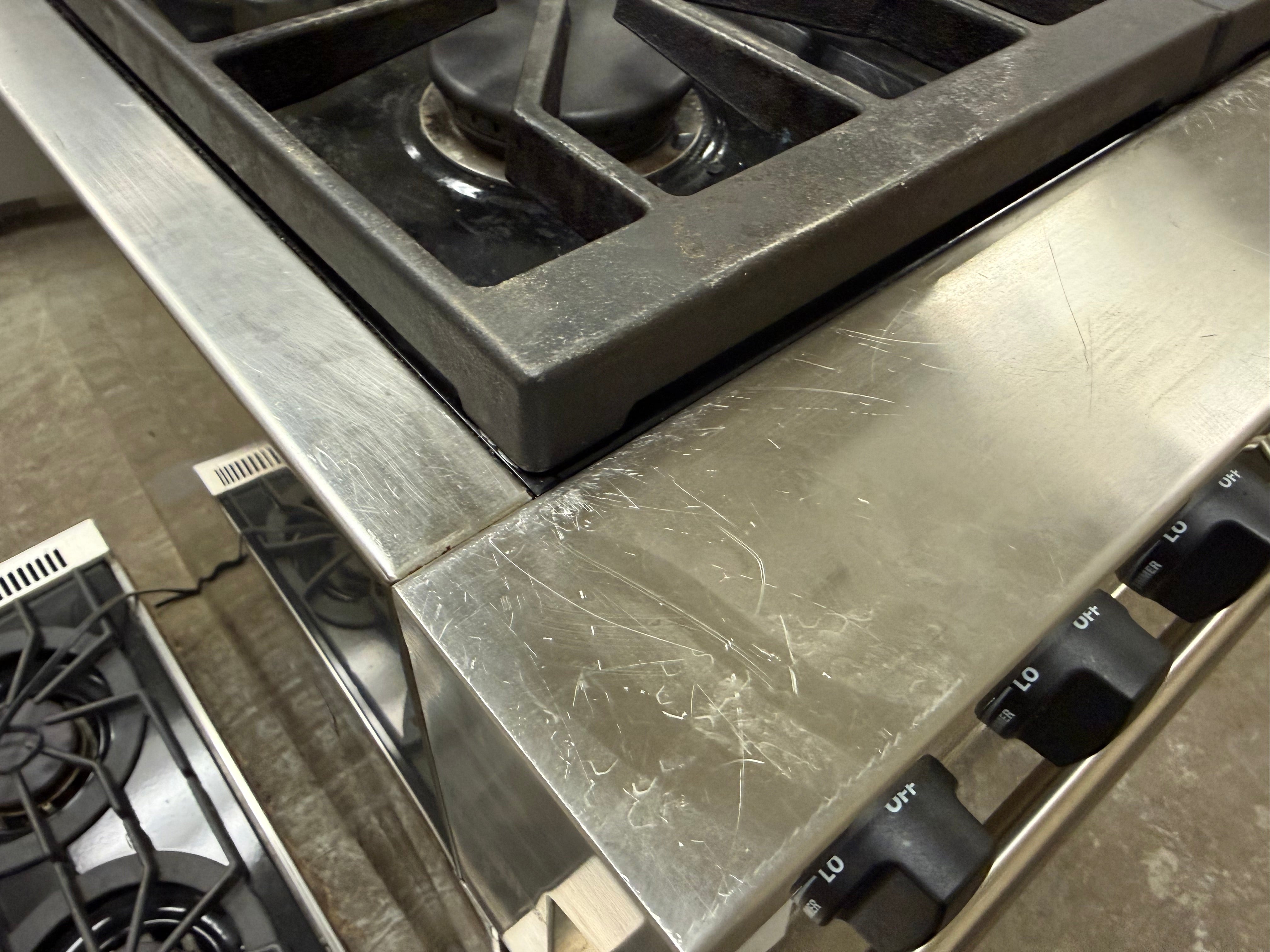 Wolf DF366 36" Stainless Steel Pro-Style Dual Fuel Range