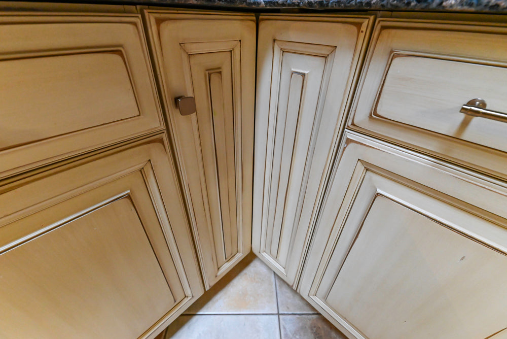 Millbrook Custom Traditional Cream Kitchen with Island, Granite Countertops & Appliances