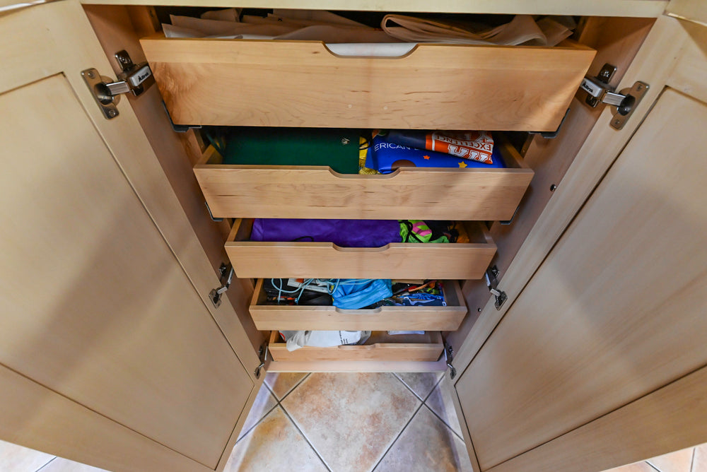 Millbrook Custom Traditional Cream Kitchen with Island, Granite Countertops & Appliances