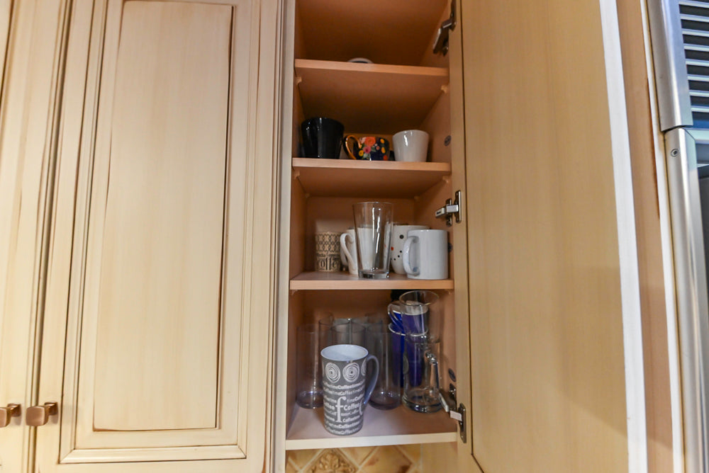 Millbrook Custom Traditional Cream Kitchen with Island, Granite Countertops & Appliances