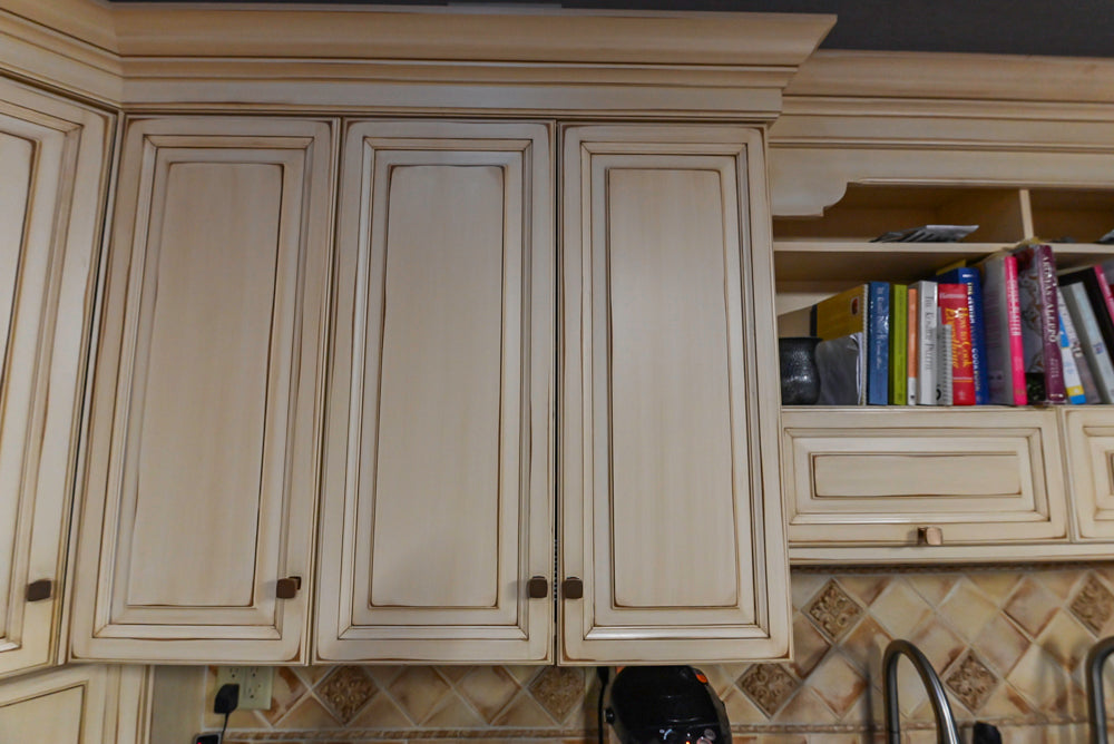 Millbrook Custom Traditional Cream Kitchen with Island, Granite Countertops & Appliances