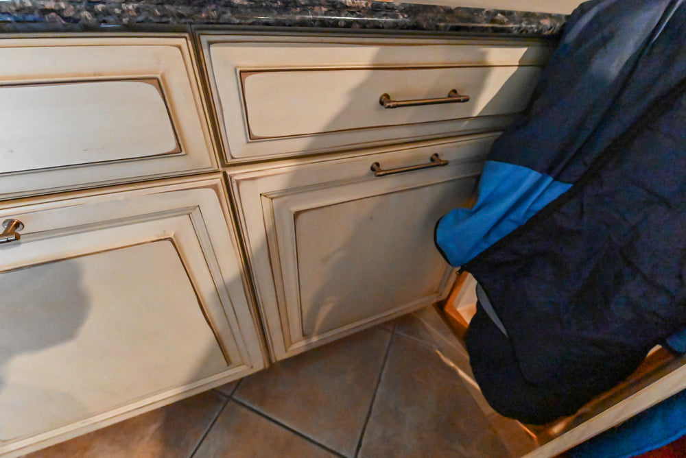 Millbrook Custom Traditional Cream Laundry Room with Washer & Dryer