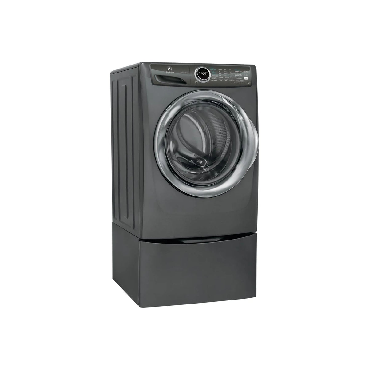 Electrolux EFLS527UTT 27" Titanium Front Load Washer with Pedestal