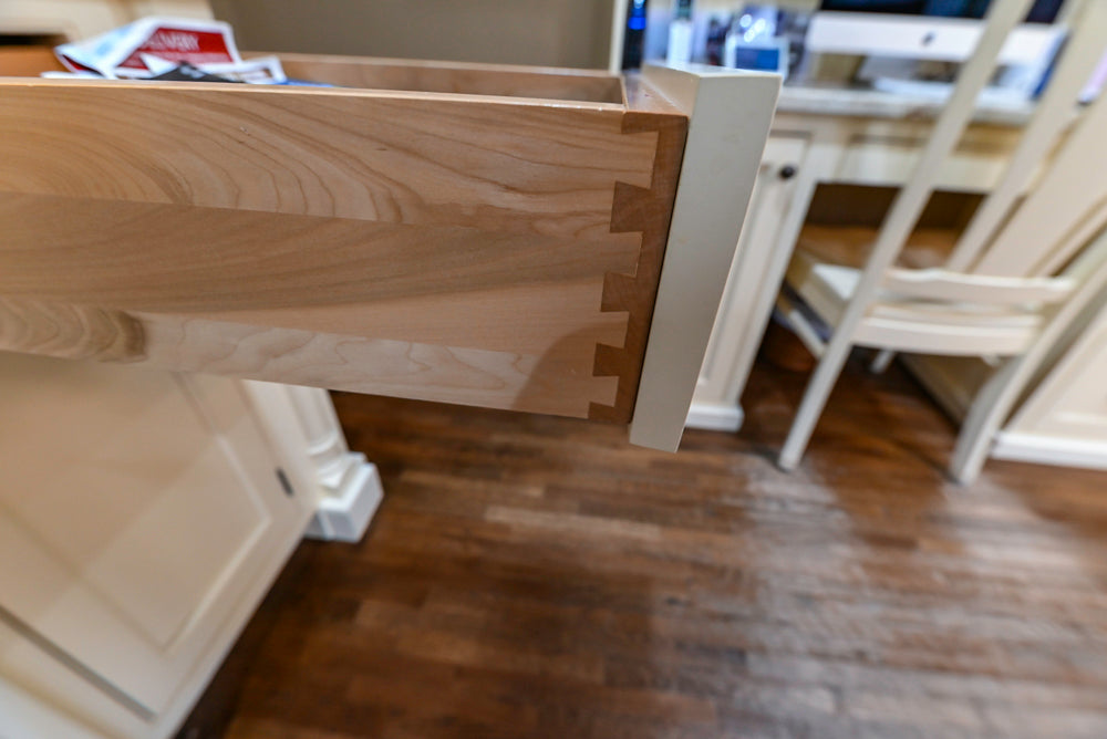 Signature Custom Cabinetry Traditional Cream Kitchen with Dry Bar and Desk Area