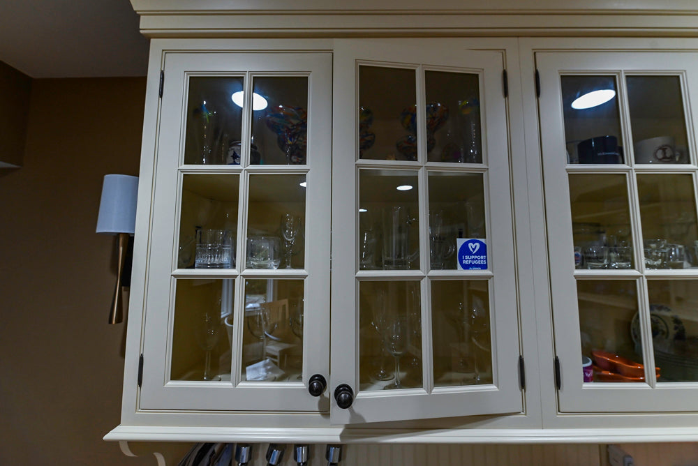 Signature Custom Cabinetry Traditional Cream Kitchen with Dry Bar and Desk Area
