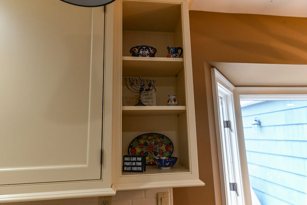 Signature Custom Cabinetry Traditional Cream Kitchen with Dry Bar and Desk Area