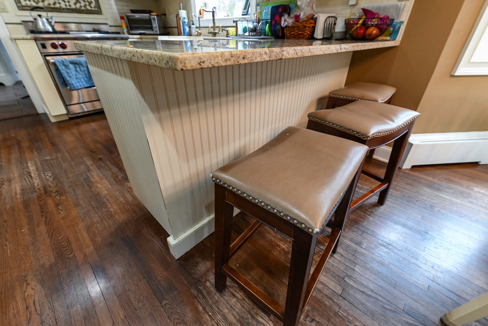 Signature Custom Cabinetry Traditional Cream Kitchen with Dry Bar and Desk Area