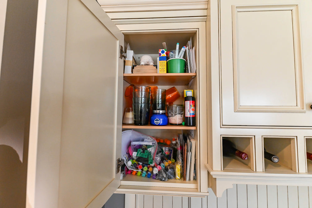 Signature Custom Cabinetry Traditional Multi-Tone Kitchen with Island, Dry Bar & Appliances