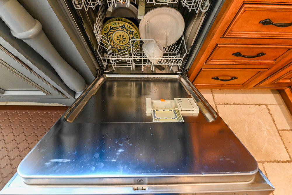 Signature Custom Cabinetry Traditional Multi-Tone Kitchen with Island, Dry Bar & Appliances