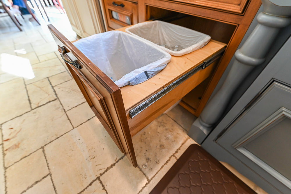 Signature Custom Cabinetry Traditional Multi-Tone Kitchen with Island, Dry Bar & Appliances