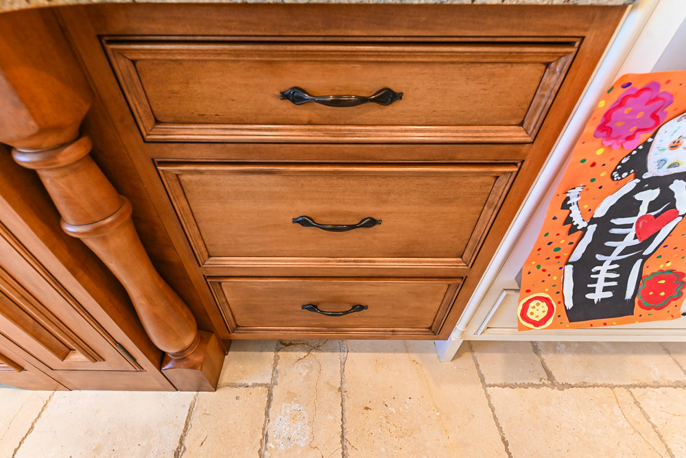 Signature Custom Cabinetry Traditional Multi-Tone Kitchen with Island, Dry Bar & Appliances