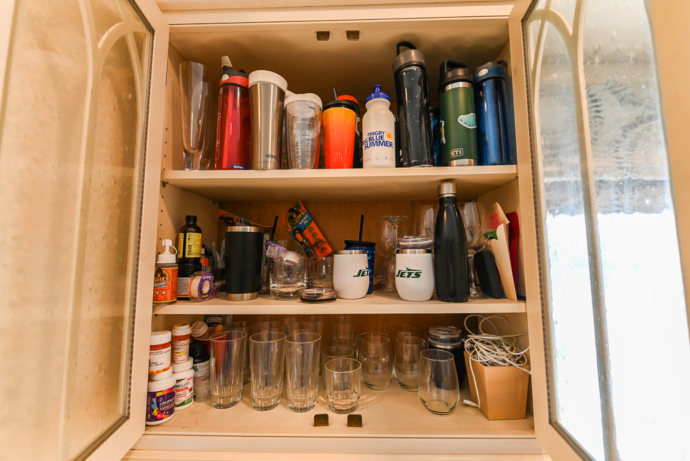 Signature Custom Cabinetry Traditional Multi-Tone Kitchen with Island, Dry Bar & Appliances