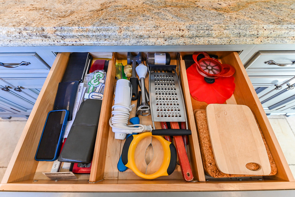 Signature Custom Cabinetry Traditional Multi-Tone Kitchen with Island, Dry Bar & Appliances