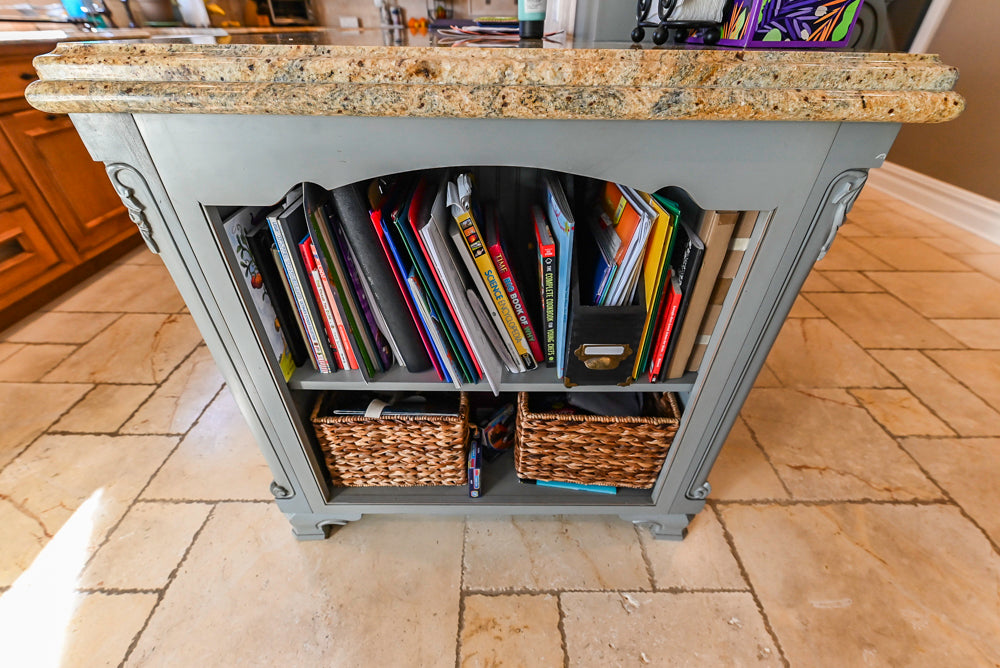Signature Custom Cabinetry Traditional Multi-Tone Kitchen with Island, Dry Bar & Appliances
