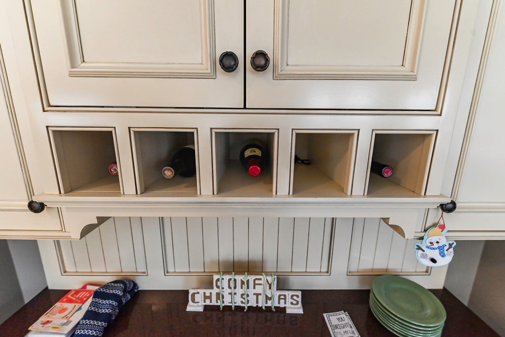 Signature Custom Cabinetry Traditional Multi-Tone Kitchen with Island, Dry Bar & Appliances
