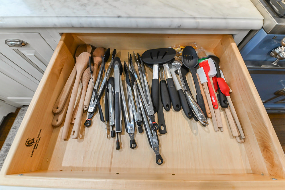 Canterbury Traditional White Kitchen with Island, Marble Countertops and La Cornue Range with Matching Hood