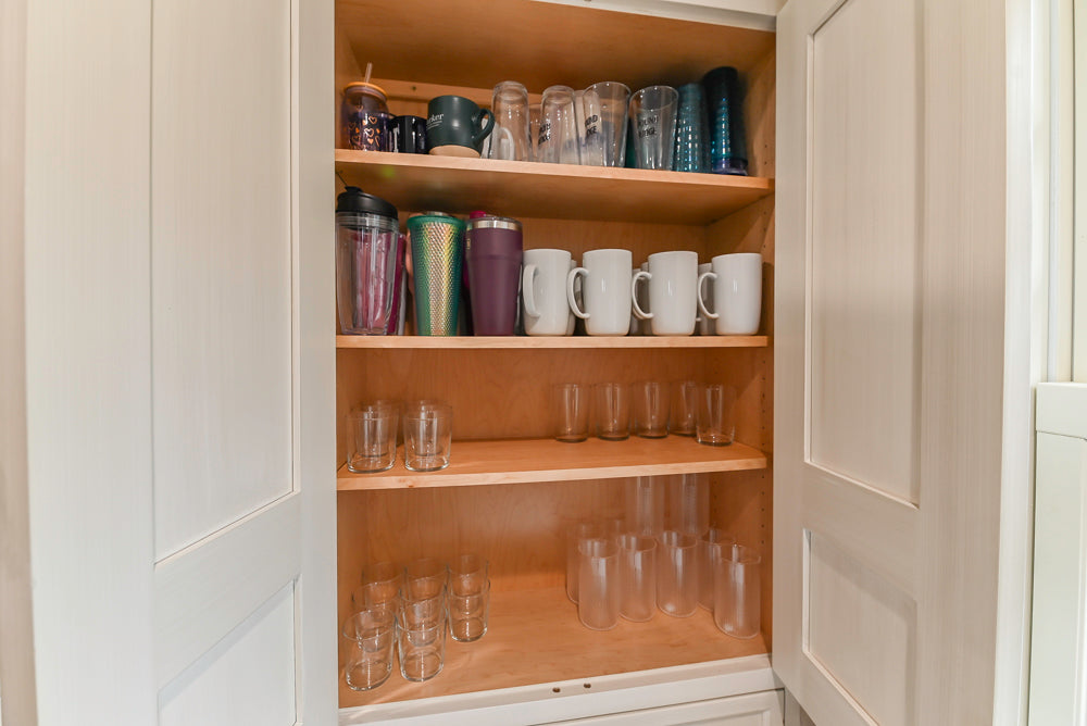 Canterbury Traditional White Kitchen with Island, Marble Countertops and La Cornue Range with Matching Hood