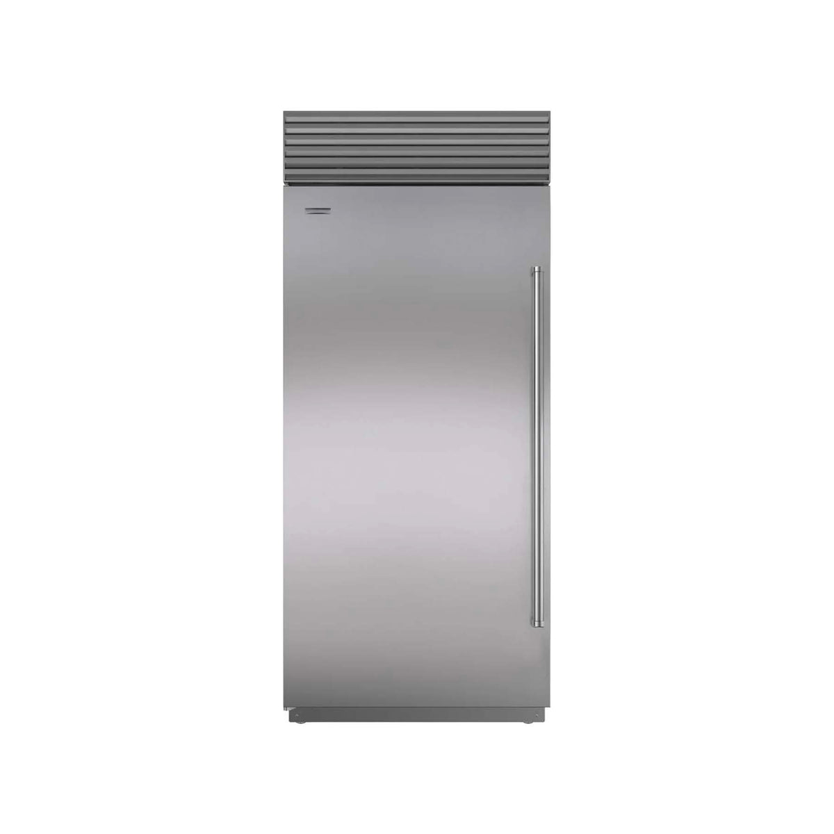 Sub-Zero 601F/S 36-inch stainless steel all-freezer, front view

