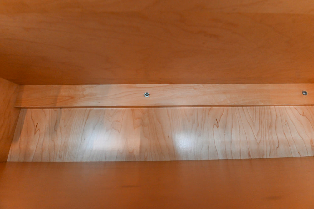 Modern Matte White Kitchen with Waterfall Island, Quartz Countertops & Miele Appliances