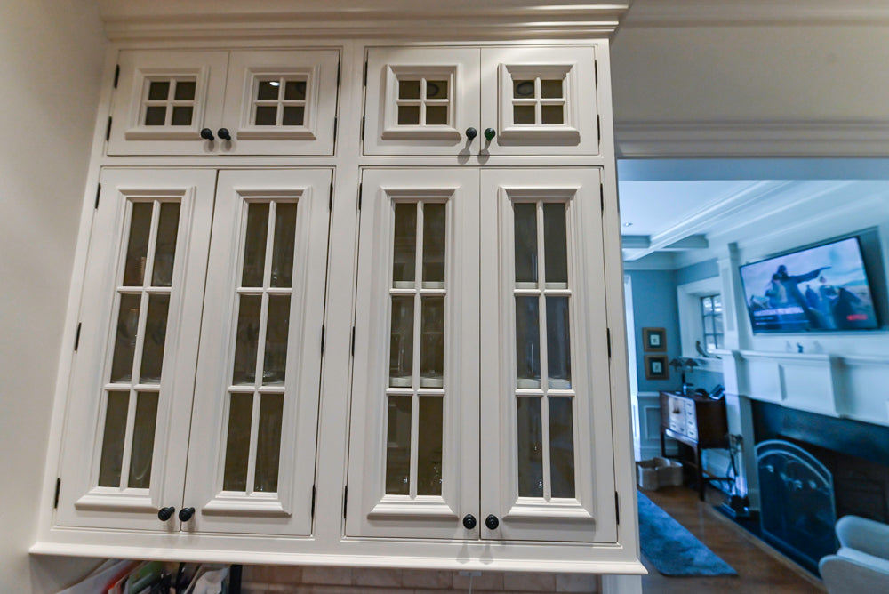 Quakermaid Traditional White Kitchen with Marble Countertops and Luxe Appliances