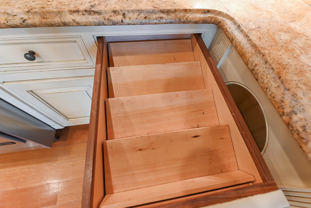 Christopher Peacock Traditional Cream Kitchen with Double Island, Granite Countertops & Appliances