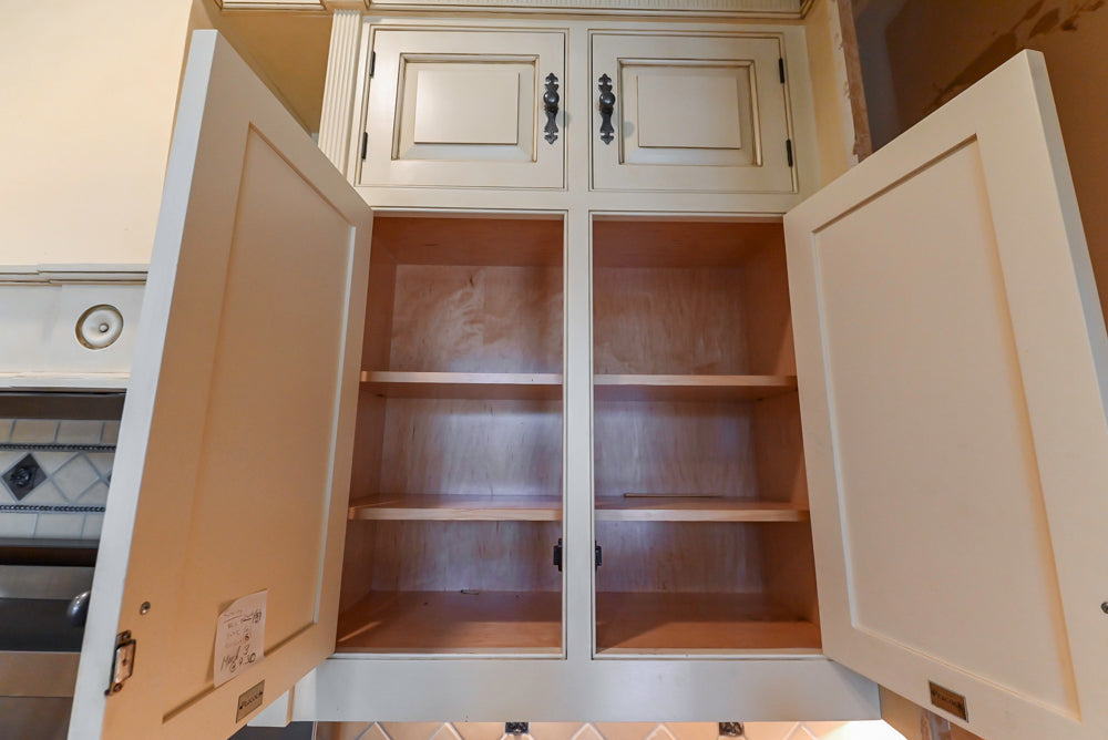 Christopher Peacock Traditional Cream Kitchen with Double Island, Granite Countertops & Appliances