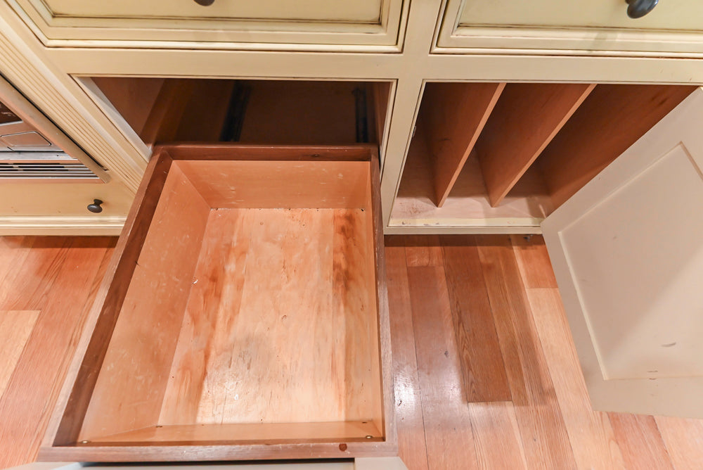 Christopher Peacock Traditional Cream Kitchen with Double Island, Granite Countertops & Appliances