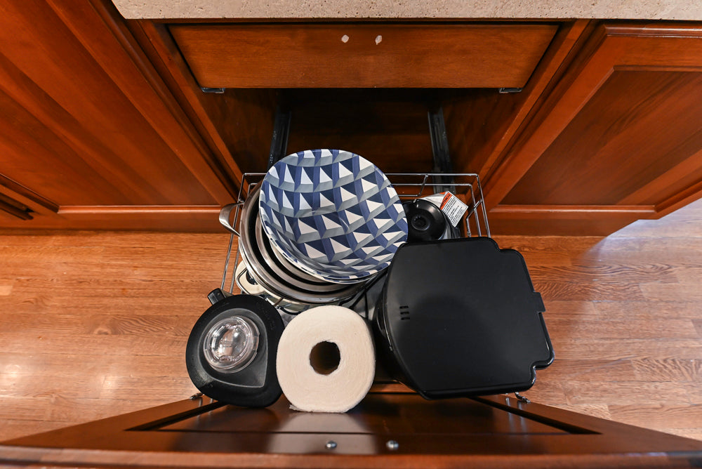 Custom Transitional Wooden Kitchen with Island, Stone Countertops and Miele Appliances