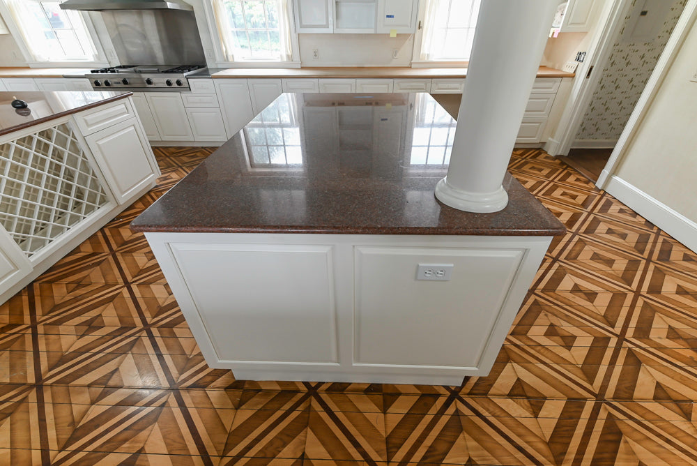 Heritage Traditional Kitchen with Double Island, Granite & Wood Countertops and Appliances