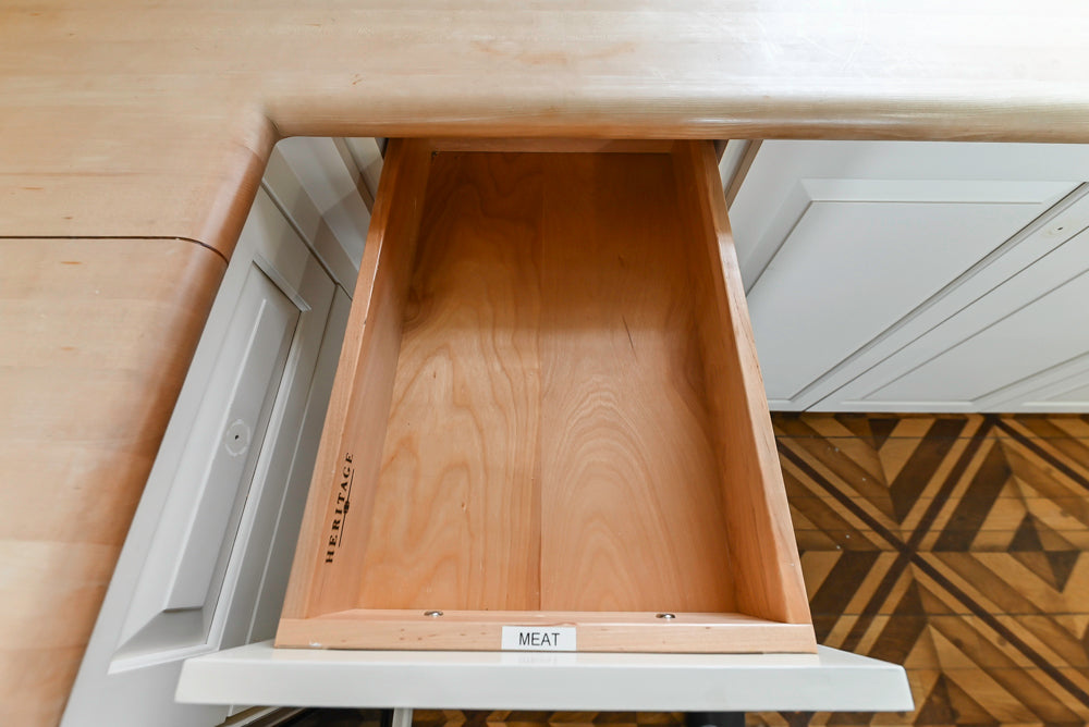 Heritage Traditional Kitchen with Double Island, Granite & Wood Countertops and Appliances