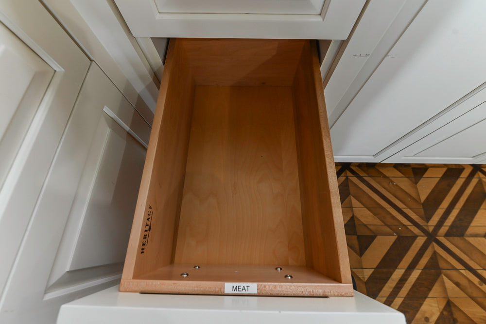 Heritage Traditional Kitchen with Double Island, Granite & Wood Countertops and Appliances