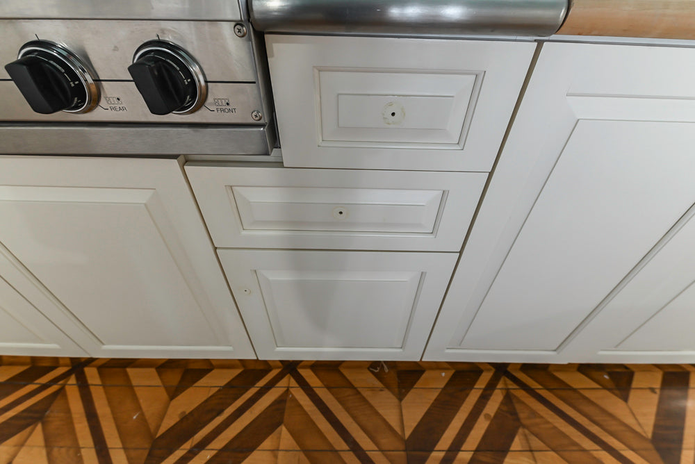 Heritage Traditional Kitchen with Double Island, Granite & Wood Countertops and Appliances